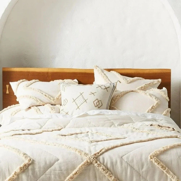 Anthropologie Textured Corell Sham - Picture 1 of 10